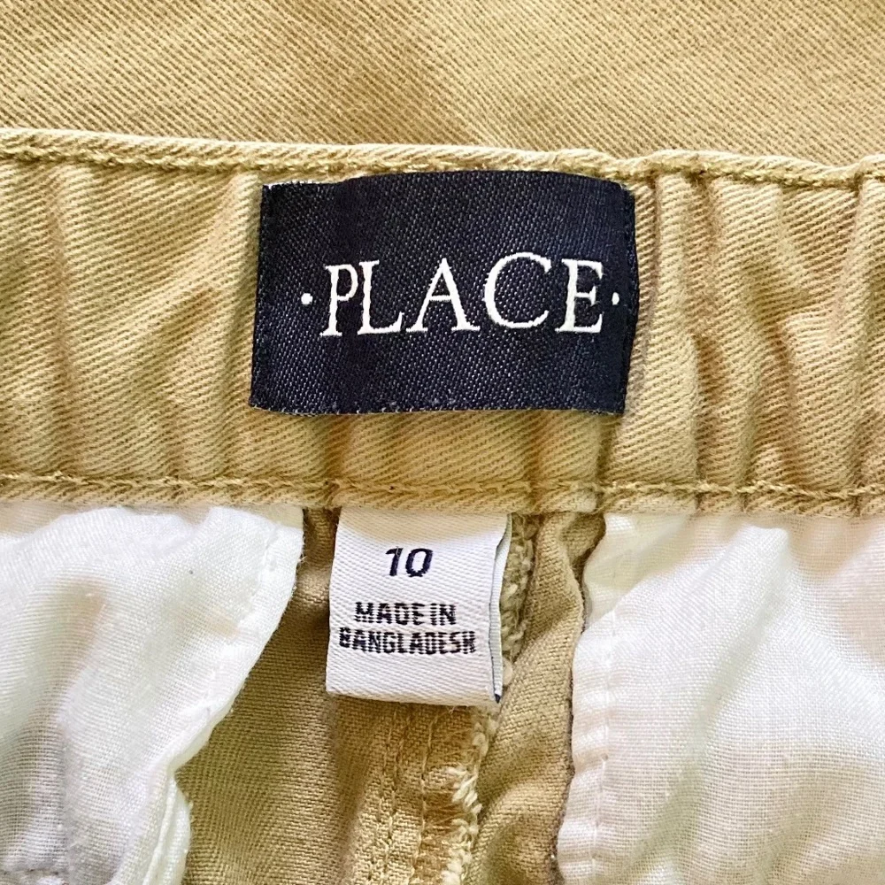 Boy’s size 10 Children’s Place khaki dress pants with adjustable waist